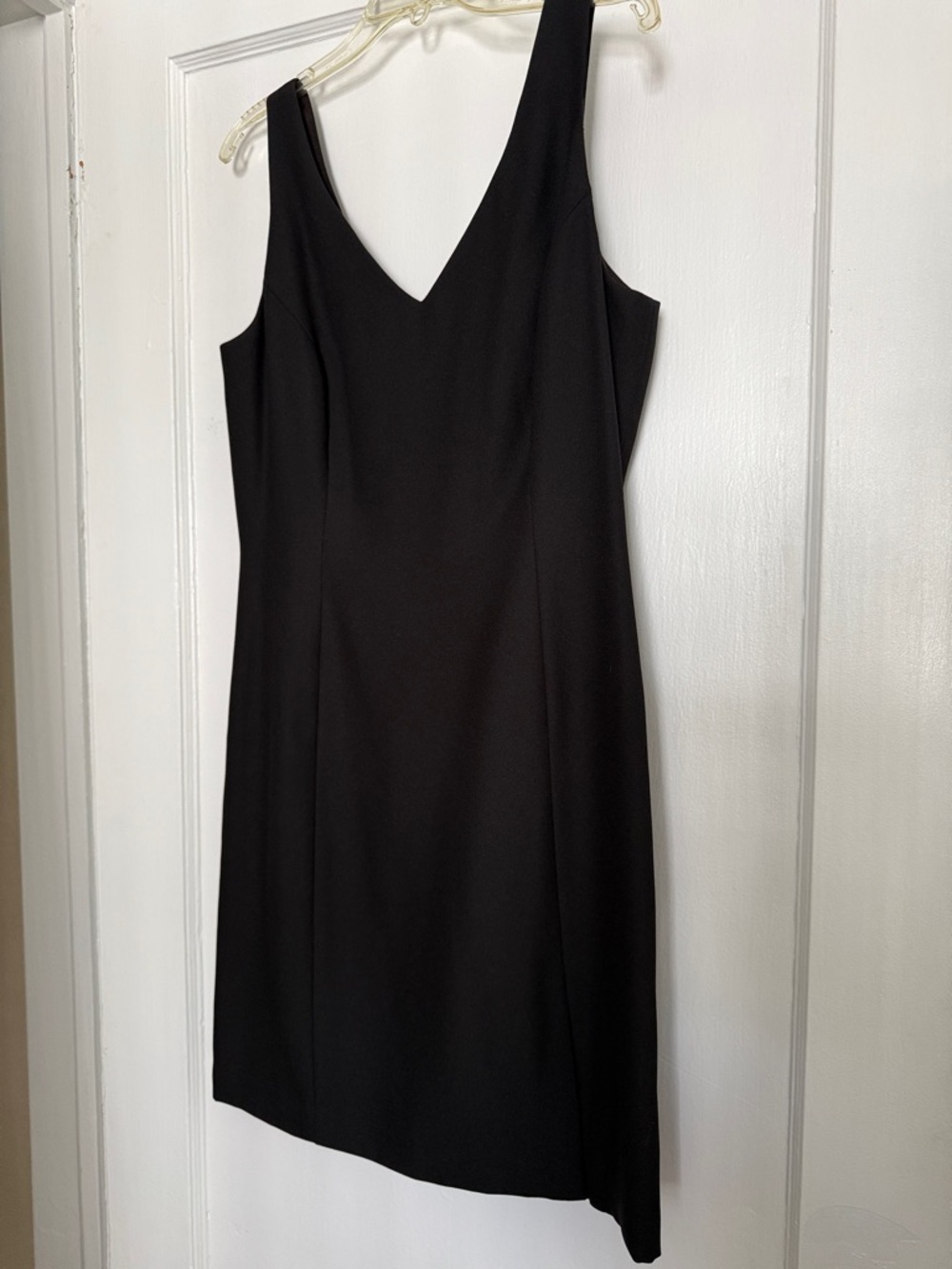Hugo Buscati Black V-Neck Mini Dress